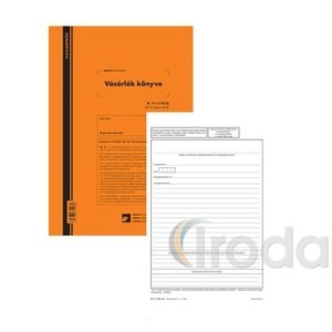 V&aacute;s&aacute;rl&oacute;k k&ouml;nyve GDPR kompatibilis, 25x2 A4 B.Sz.Ny.11-1V/&Uacute;J