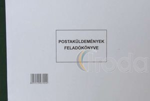 Postaküldemények feladókönyve A4 fekvő, 50 lapos C.7976-11