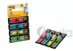 Post-it 684-ARR4, élénk JELÖLŐNYÍL 4színx24 átlátszó adagolóval