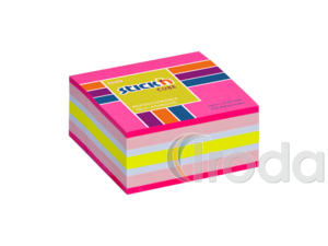 Önt.jegyzet Stick'N 51x51 neon pink