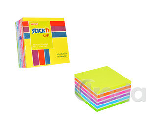 Önt.jegyzet Stick'N 76x76 neon sárga