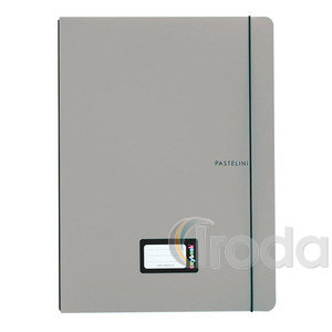 P+P PASTELINI grey Jegyzetfüzet A5 PP Oxybook 40 lap  8-971