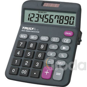 Számológép Truly 833-10, asztali, 10 digit, fekete