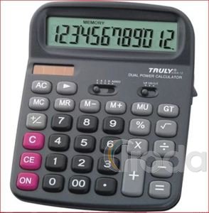 Számológép Truly 836A-12 asztali, 12 digit, fekete