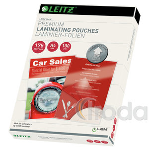 Lamináló fólia Leitz A4/175mic. 100db/csomag 74830000