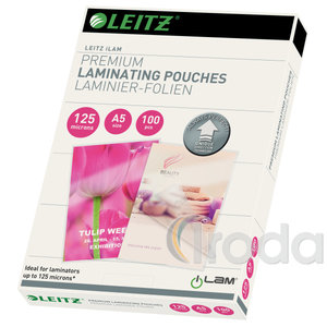 Lamináló fólia Leitz A5/125mic. 100db/csomag 74930000