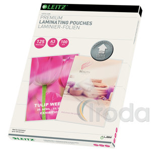 Lamináló fólia Leitz UDT A3/125mic. 100db/csomag 74880000