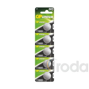 Lithium gombelem CR2025- 3V