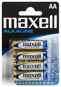 MAxell AA ceruza alkáli elem, 1,5V 4db/cs