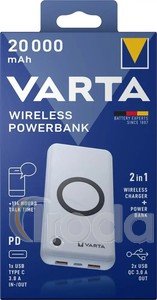 VARTA Portable Wireless Powerbank+vezeték nélküli töltő 20.000mAh