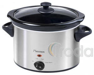 Bestron lassú főzőedény, 3,5 liter, inox