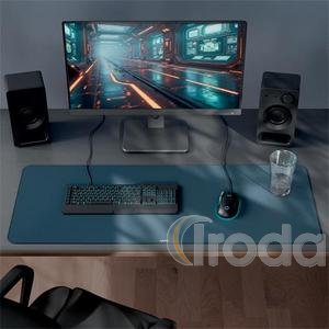 Leitz extra nagy m&eacute;retű gamer eg&eacute;rpad &eacute;s asztali k&ouml;ny&ouml;klő, 100x40cm