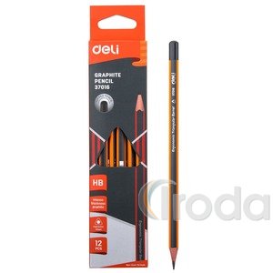 Deli Ergonomical Essential Grafitceruza HB, radírvég nélkül