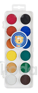 Vízfesték 12db-os nagy 28mm gombokkal Creative Kids ICO