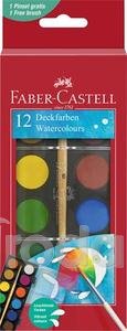 Faber-Castell Paint box Vízfesték készlet, 24mm / 12 darabos 125017