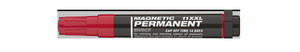 Ico permanent marker 11 XXL kerek hegy, piros írás, mágnessel