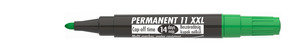 ICO permanent marker 11 XXL zöld, kerek csúcs