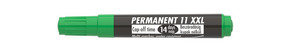 ICO permanent marker 11 XXL zöld, kerek csúcs