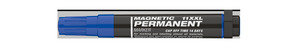 Ico permanent marker 11 XXL kerek hegy, kék írás, mágnessel