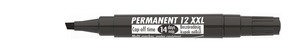 Marker alkoholos 12 XXL 1-4mm vágott fekete ICO