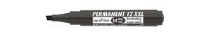 Marker alkoholos 12 XXL 1-4mm vágott fekete ICO