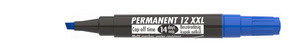 Marker alkoholos 12 XXL 1-4mm vágott kék ICO