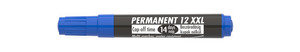 Marker alkoholos 12 XXL 1-4mm vágott kék ICO