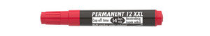 Marker alkoholos 12 XXL 1-4mm vágott piros ICO