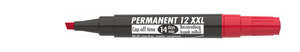 Marker alkoholos 12 XXL 1-4mm vágott piros ICO