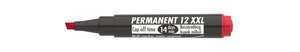 Marker alkoholos 12 XXL 1-4mm vágott piros ICO