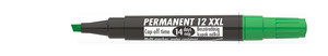 Marker alkoholos 12 XXL 1-4mm vágott zöld ICO