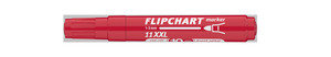 ICO flipchart marker 11 XXL piros, kerek csúcsos