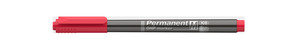 Filctoll M alkoholos 1-1,5mm piros ICO OHP Top Marker