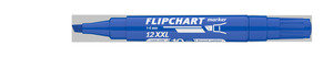 ICO 12XXL Flipchartmarker kék, vágott csúcsos