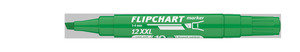 ICO 12XXL Flipchartmarker zöld, vágott csúcsos