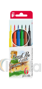 Ecsetiron Ico Brush Pen 6db-os