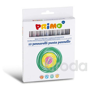 Ecsetfilc PRIMO, 12 sz&iacute;n, karton dobozban