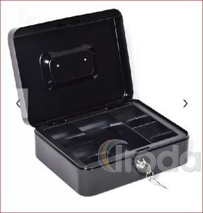 Pénzkazetta 250x180x90mm fekete, King Safe