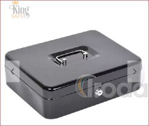 Pénzkazetta 300x240x90mm fekete, King Safe