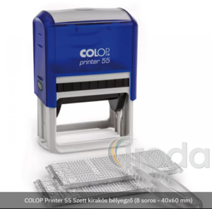 COLOP Printer 55 SET kirak&oacute;s b&eacute;lyegző, angol