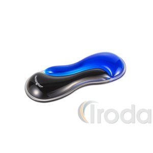 Csukl&oacute;t&aacute;masz eg&eacute;rhez/trackball-hoz, g&eacute;lt&ouml;lt&eacute;sű, KENSINGTON ''Slim DuoGel'', fekete-k&eacute;k