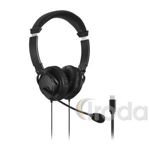 Fejhallgat&oacute;, mikrofonnal, USB-C, KENSINGTON