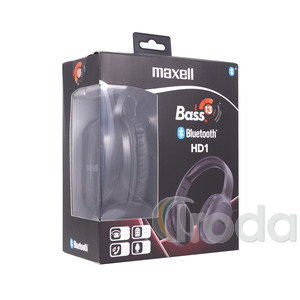 Maxell BASS13 HD1 bluetooth fejhallgató, fekete
