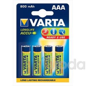 Akkumulátor Varta Ready2Use mikro AAA 1000mAh, 4db/bliszter