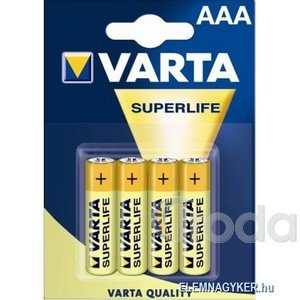 Elem mikro AAA, Varta Super Heavy Duty R4P 4db/bliszter