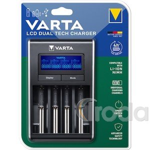 Akkutöltő Varta 'LCD Dual Tech' , akku nélkül