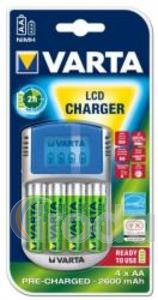 Akkutöltő Varta 'LCD', 2600mAh, 4xAA