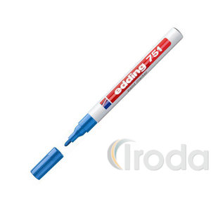Edding Lakkmarker 751 kerek hegy 1-2mm v.kék