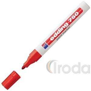Lakkmarker 750-02 kerek hegy 2-4mm piros Edding