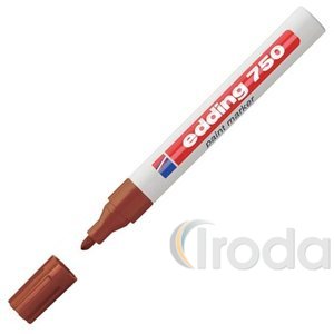 Lakkmarker 750-09 kerek hegy 2-4mm barna Edding